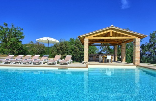 Pieve di Chio Villa | Maravillosa casa de vacaciones privada con piscina privada, A/C, WIFI, TV, terraza, cerca de Arezzo
