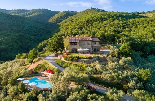 Pieve di Chio Villa | Estupenda casa de vacaciones privada con WIFI, piscina privada, TV, balcón, cerca de Cortona