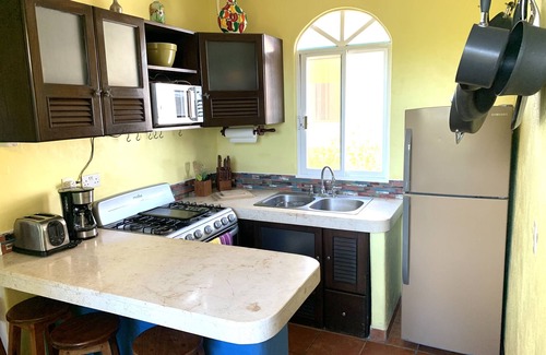 Isla Mujeres Casa | Villa privada y tranquila, vistas panorámicas al mar, extremo sur