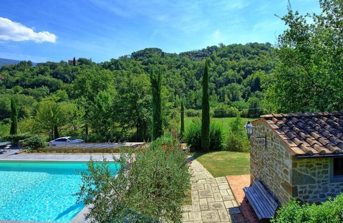 Capolona Villa | Estupenda casa de vacaciones privada con WIFI, A/C, piscina privada, TV, patio, cerca de Arezzo