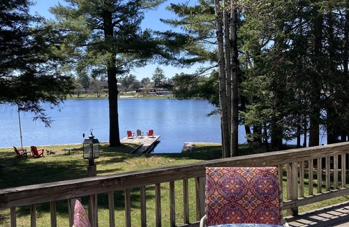 Old Forge Casa | Private waterfront spacious home, 1/4 mile to Water Safari & 1/3 mile to village