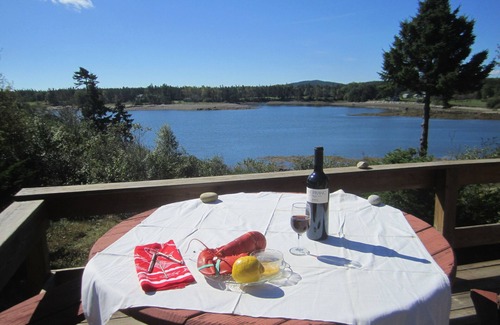 Birch Harbor Cabaña | Privada Cottage Waterfront Redwood en Harbor Cerca de Acadia (Schoodic Point)