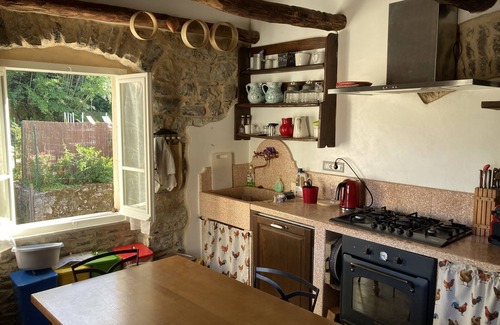 Ricco del Golfo di Spezia Casa | Proche des 5 Terres, Authentique Maison de Village, son Jardin et sa Piscine