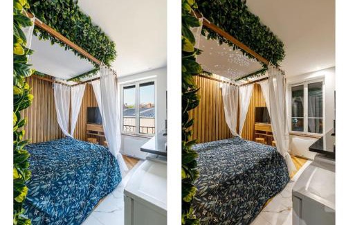 Mantes-la-Jolie Apartamento | Proche Paris - Style Bali 350 m gare Mantes
