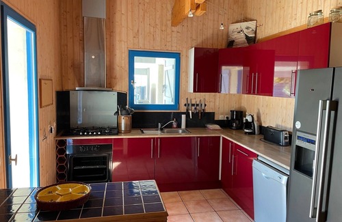 Grayan-Et-L'Hopital Villa | Cerca de soulac / sea house 16 personas, piscina cubierta climatizada 28 °, jacuzzi, sauna