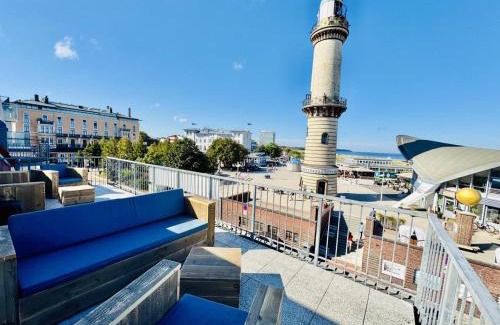 Warnemuende Apartamento | Promenadenblick/Ausguck