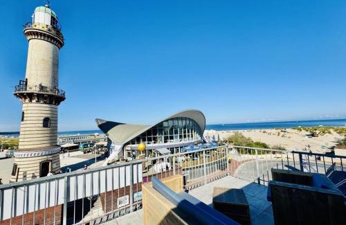 Warnemuende Apartamento | Promenadenblick/Ausguck