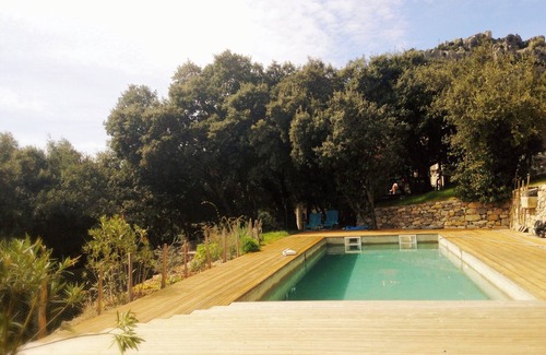 Corconne Casa | propiedad 15 personas Piscina cal sal madera piedra, vista excepcional