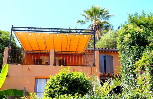 Plage de la Garonnette Casa | MAS PROVENZAL Con piscina climatizada playa 400 m en el Golfo de San TROPEZ