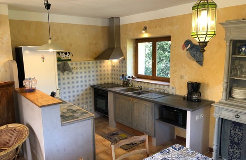 Suze-la-Rousse Casa | Provenza Le Mas des Lavandes - casa de vacaciones Tilleul con piscina, en plena naturaleza