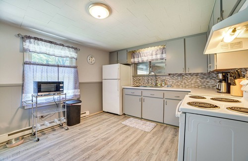 Prudenville Casa | Prudenville Family Home w/ Game Room & Fire Pit!