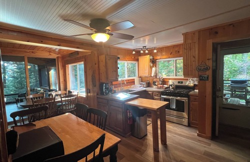Thendara Casa | Puchers Place - Spacious, waterfront home on a private non-motorized lake