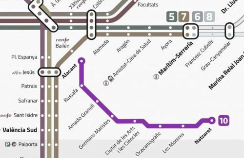 Poblats Maritims Apartamento | Puerto Playa Oceanografico Yulia