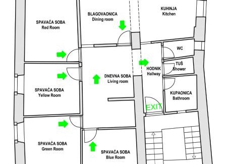 Cove Tri Zala (Zrnovo) Apartamento | Puntin Rooms apartman