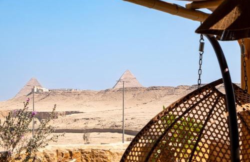 Pyramids Gardens Casa | Pyramidia Serene with Rooftop, Pool & pyramids view