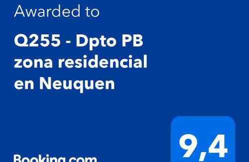 Neuquén Apartamento | Q255 - Dpto PB zona residencial en Neuquen