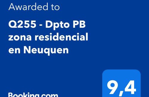 Neuquén Apartamento | Q255 - Dpto PB zona residencial en Neuquen