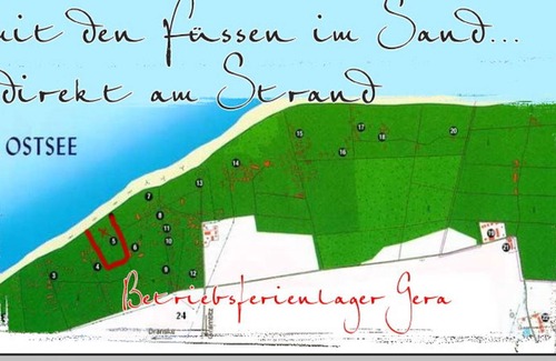 Kreptitz Alquiler De RV | QEK 01 - OSTALGIE QEK DIRECTLY ON THE BEACH - Nonnevitz on Rügen