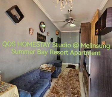 Papar Apartamento | QOS Homestay Studio Melinsung Papar