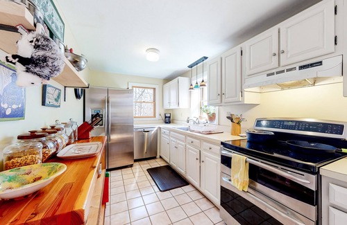 West Tisbury Casa | Quaint historic home with grill, central AC, wood-burning stove, WiFi, & Netflix