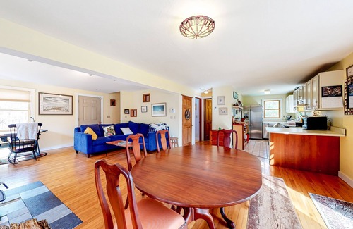 West Tisbury Casa | Quaint historic home with grill, central AC, wood-burning stove, WiFi, & Netflix