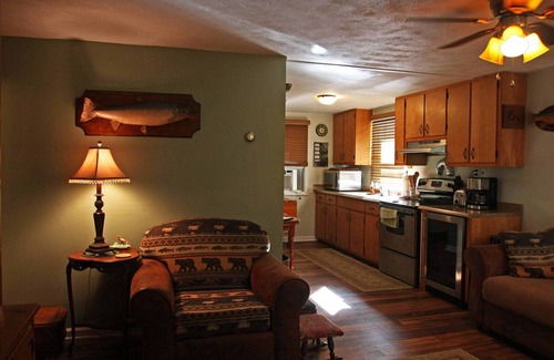 Newaygo Casa | Devils Hole Lodge - Río Muskegon, Newaygo
