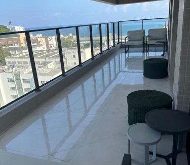 Ondina Apartamento | Quarto e sala em Ondina, Salvador, Bahia, decorado