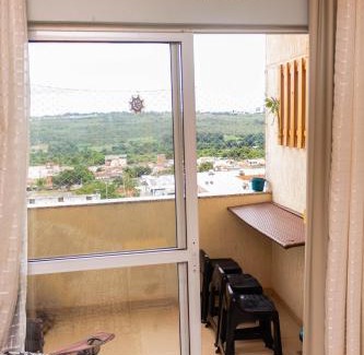 Samambaia Apartamento | Quarto Feliz - Lazer e Conforto com Varanda - Até 3P