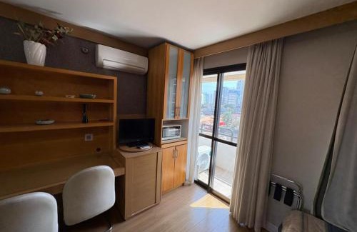 Pinheiros Apartamento | Quarto Hotel Faria Lima - Melhor Localização - Pinheiros - Vila Madalena - Com Vaga