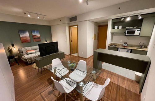 Alphaville Industrial Apartamento | Quarto Hotel no coração de Alphaville Piscina e Academia