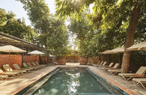 Barton Heights Casa | Queen Bed at The Carpenter Hotel, Pool, Pets Allowed!