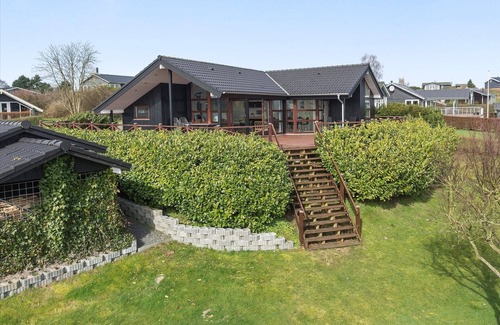 Hejlsminde Strand Casa | Lugar tranquilo e idílico con una vista panorámica del mar.