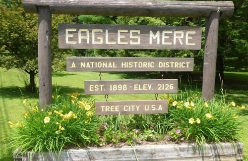 Eagles Mere Cabaña | Tranquila cabaña en el histórico pueblo de Lakeside