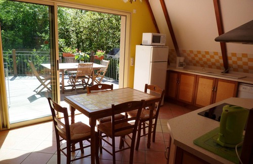 Loubressac Cabaña | Gîte des MENOYRES 8 personas. con piscina privada y jardin tranquilo