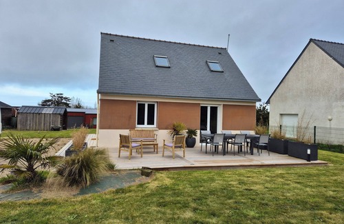Saint-Jean-du-Doigt Casa | Quiet house 5 minutes from the beach. Ideal for families
