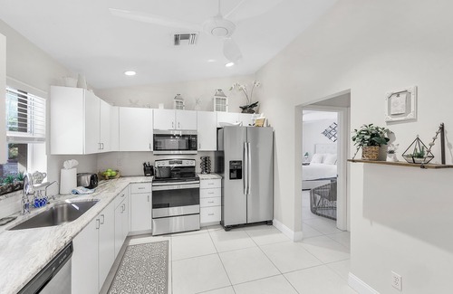 Marco Island Casa | 2043 San Marco Road: 2 dormitorios, 2 baños Casa en Marco Island, capacidad para 4