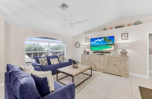 Marco Island Casa | Quiet inland home with pool, two queen beds and grill