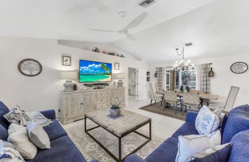 Marco Island Casa | Quiet inland home with pool, two queen beds and grill