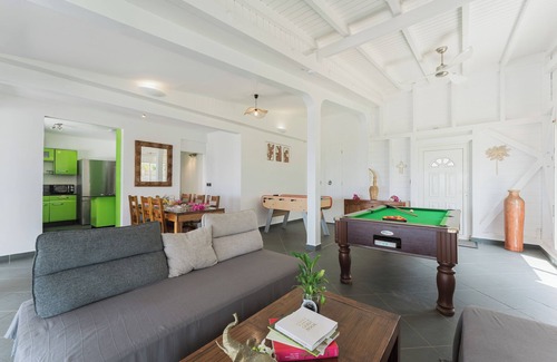 Sainte-Anne Villa | Quiet villa with pool, jacuzzi, sea view, for 8pers