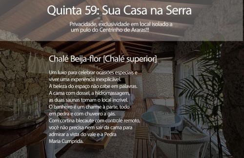 Araras Cabina | Quinta 59 - Sua Casa na Serra