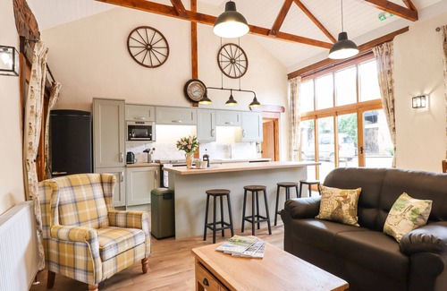 Christchurch Cabaña | QUOIT X BARN, pet friendly, with open fire in Bampton, Devon