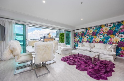 Auckland Central Business District Apartamento | QV Water Front Stylish Apt with Aircon - 1048