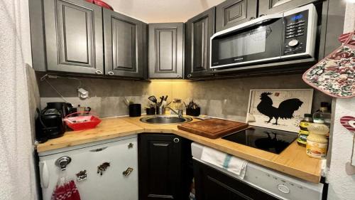 Puy-Saint-Vincent Apartamento | Résidence Dame Blanche - DBA213 - APPT 1 CHAMBRE + CABINE - BALCON - 6 PERSONNES - Secteur 1800 MAE-4674