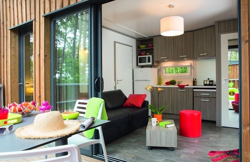 Claouey Casa | Résidence Lège Cap Ferret - Claouey, Acogedor lodge con terraza-ant. TUI