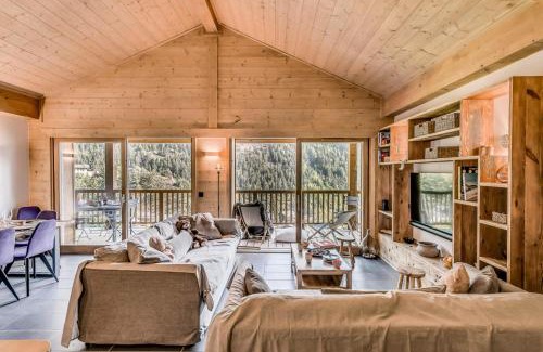 Champagny-en-Vanoise Apartamento | Résidence Les Nouveaux Alpages - Appartement 4 avec accès au SPA MAE-6664