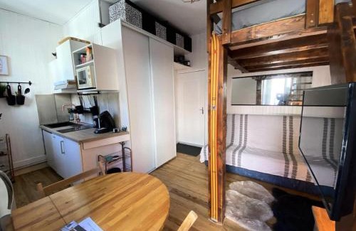Bareges Apartamento | Résidence Rioulet 1 - Très beau studio avec mezzanine et balcon proche du centre de Barèges MAE-1124