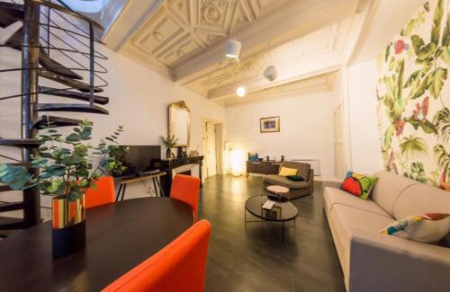 Centre Historique Apartamento | RétroMirabeau "Le Jacobin" - 75m2 - TERRASSE EXTERIEURE PATIO- 2 à 4 pers - CALME - COURS MIRABEAU HALLES GARE - EMPLACEMENT TOP - Chèques Vacances CONNECT