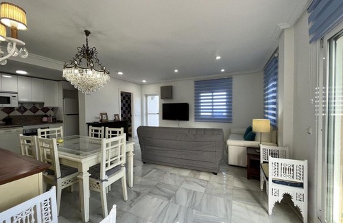 Playa de Vera Apartamento | RA693 Ático en primera línea de playa El playazo Vera playa