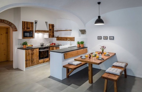 Eggstatt Apartamento | Cream room 76sqm, 2 bedrooms, fireplace, terrace