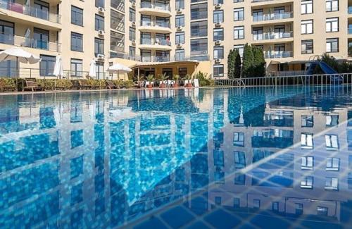 Sunny Beach Apartamento | Rainbow 1, Apartment 131, Sunny Beach, Terrace with Sea View